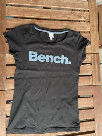 Bench. T-Shirt schwarz blau Gr. M Damen