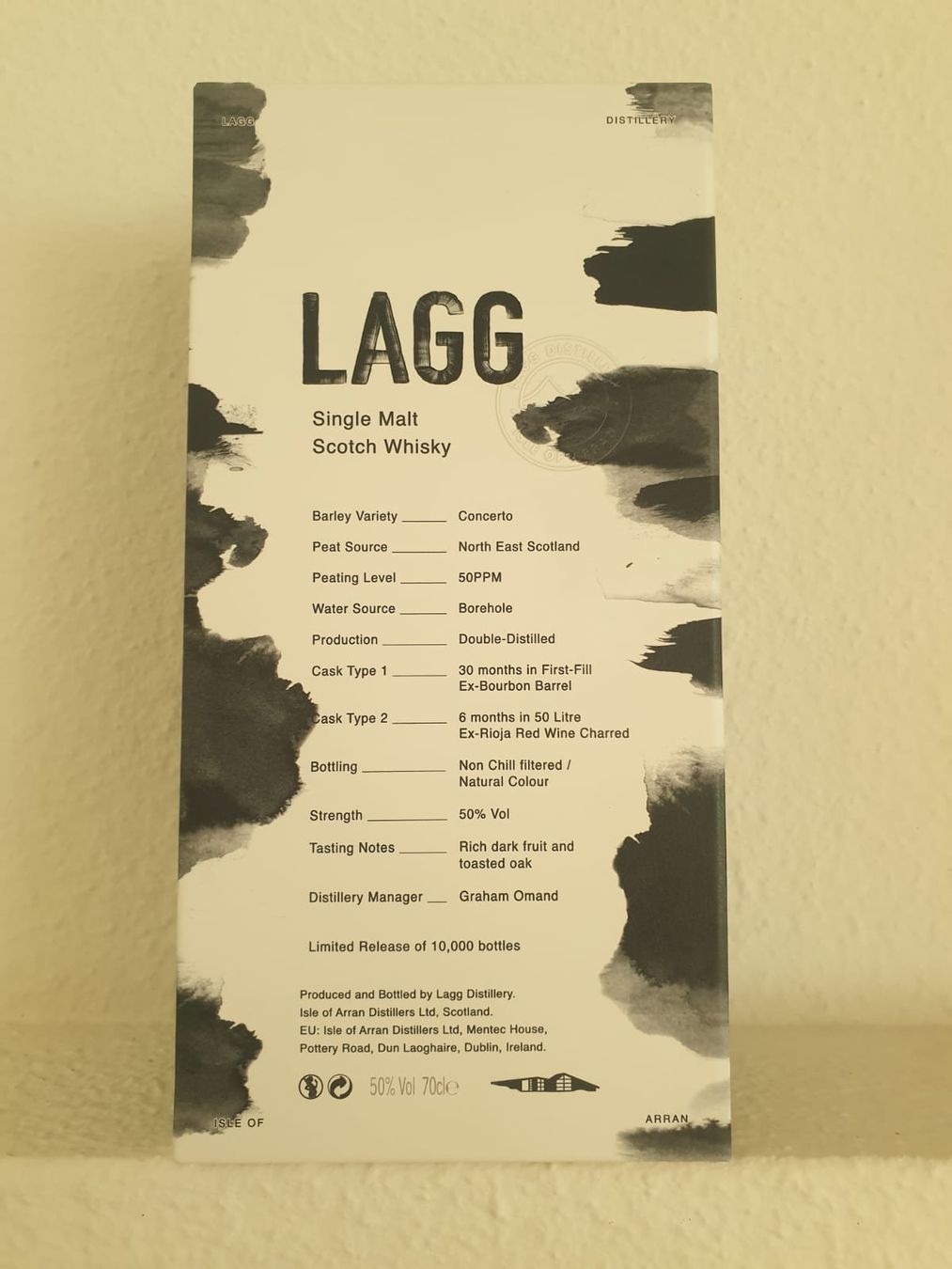 Bevande alcoliche: Lagg inaugural release Batch Nr. 3 – Nuovo e nell'imballaggio originale da Langnau am Albis venduto da jer_pm72 1
