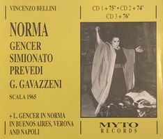 Bellini - Norma (1965, Gencer / Gavazzeni)