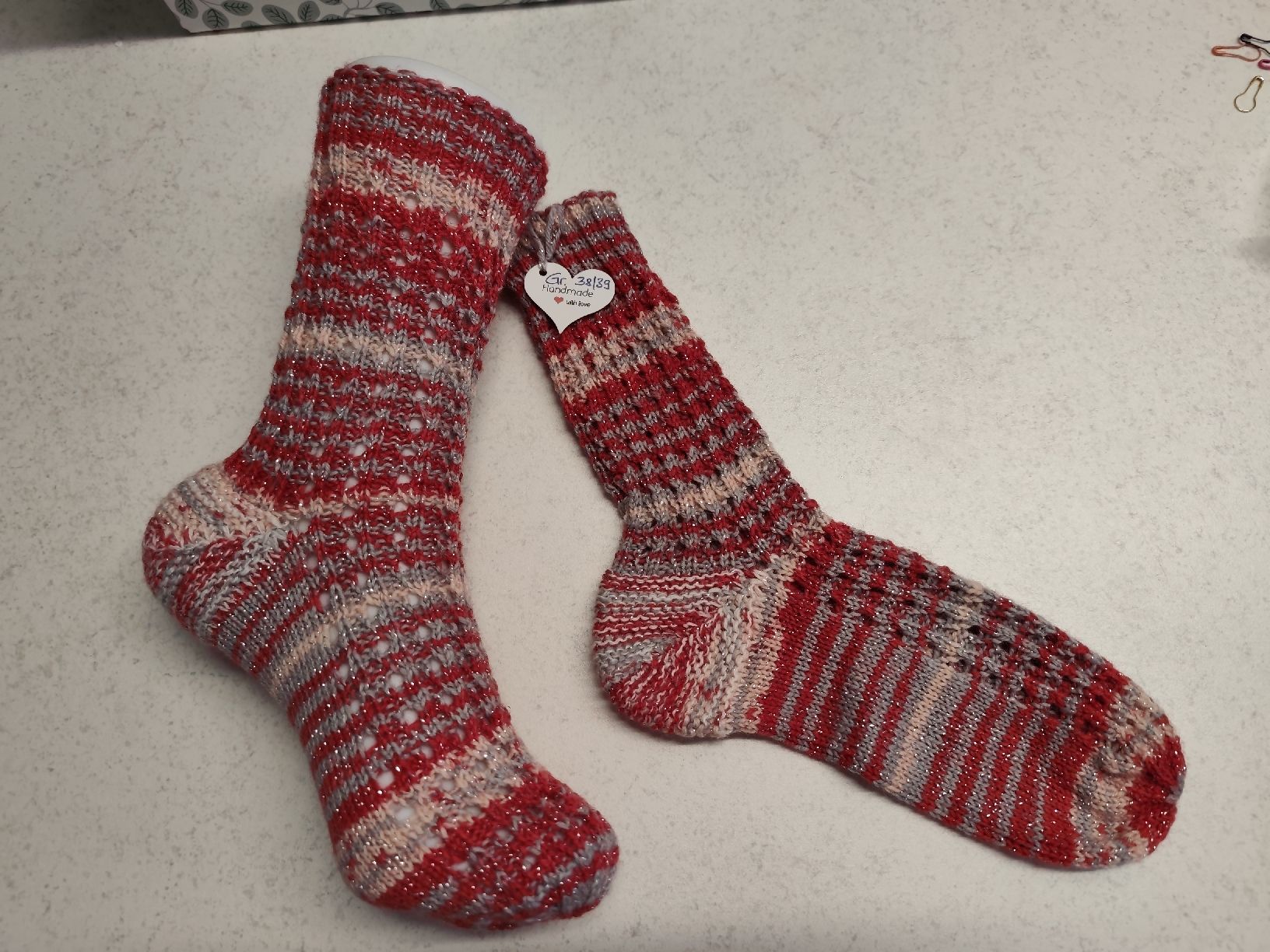 Calze: Handgestrickte Socken Gr. 38/39 – Nuovo e nell'imballaggio originale da Glarus venduto da Tutticolori55