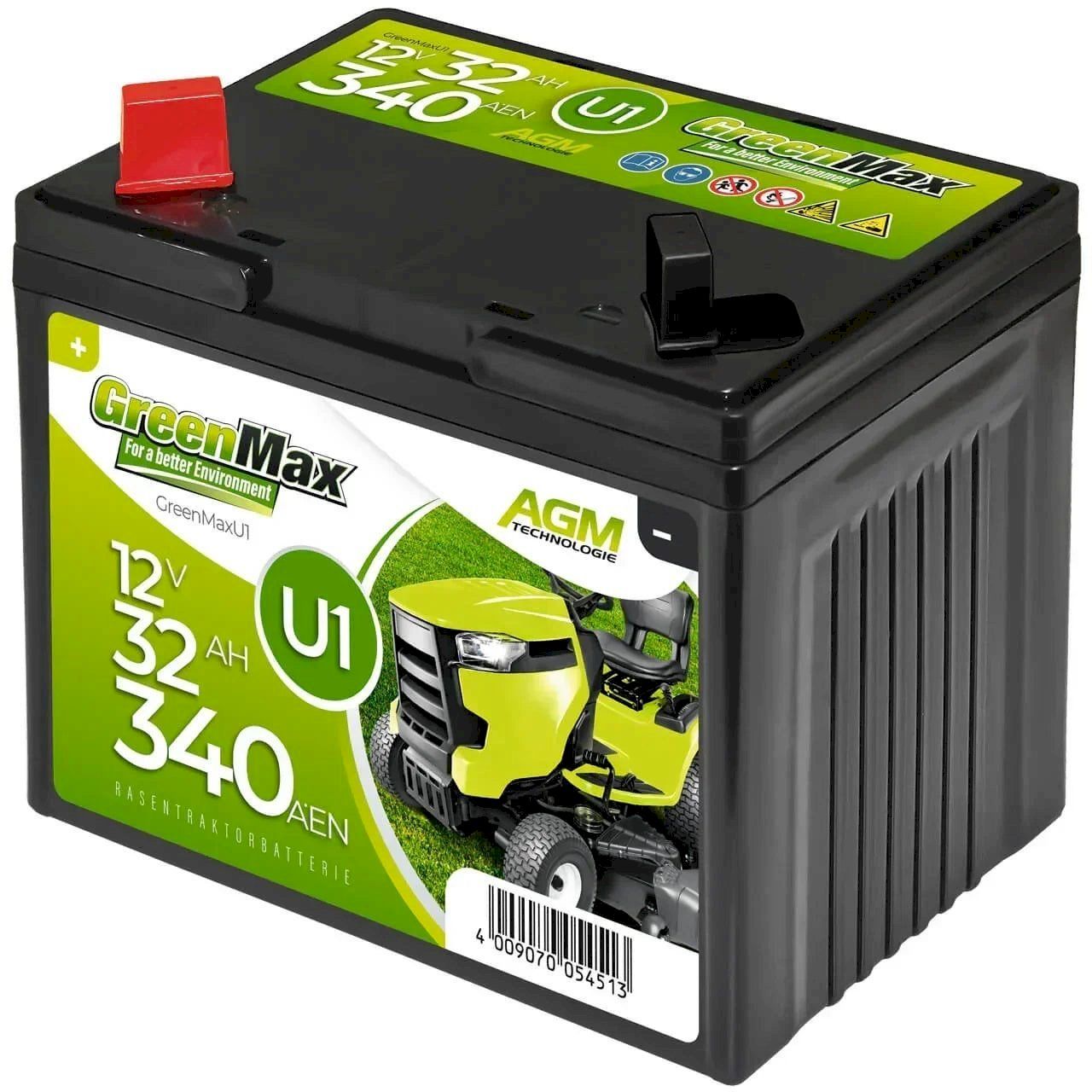 Batterie: GreenMax U1 12V 32Ah 340A Batterie – Nuovo e nell'imballaggio originale da Bottighofen venduto da zaap 1