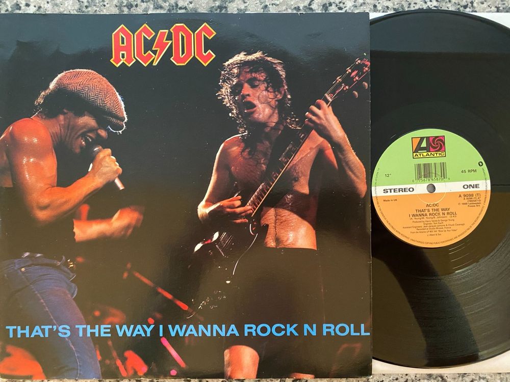 Ac Dc Thats The Way I Wanna Rock N Roll [12 Uk 1986] Kaufen Auf