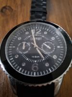 Montre Esprit noire bracelet en plastique