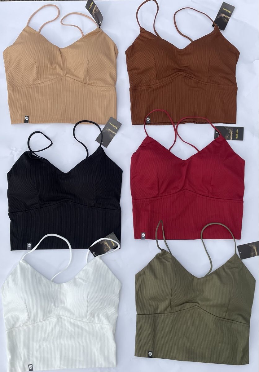 Lotti di vestiti: Paket Set neu Damen Tops L XL basic elastisch mit cup 747 – Nuovo e nell'imballaggio originale da Vinelz venduto da Messer2007 1