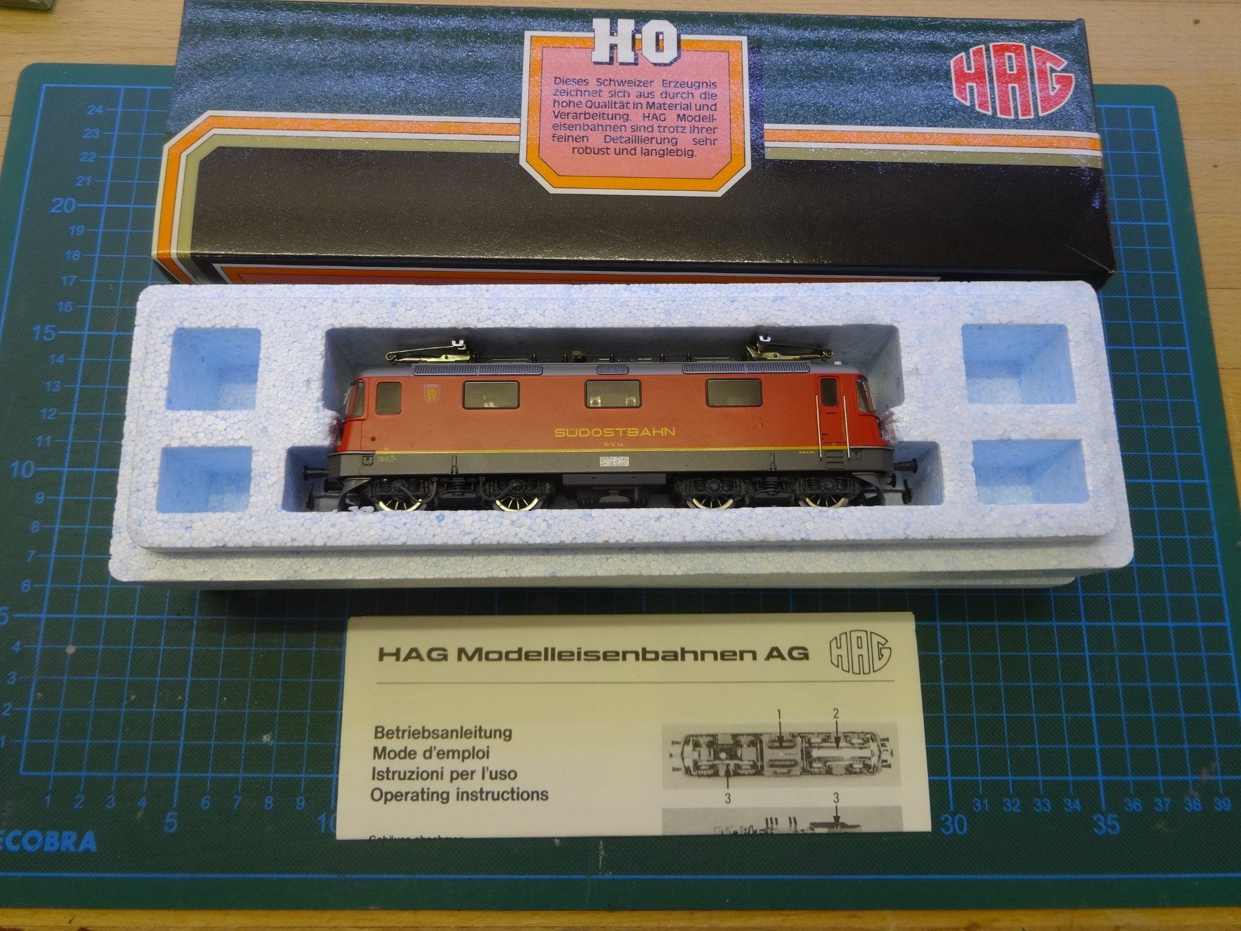 Hag Modellini di ferrovie: HAG 270 Re 4/4 SOB Südostbahn – Usato da Hinwil venduto da chris_badminton 6