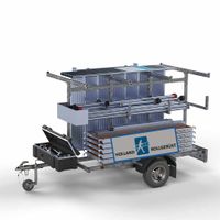 Fahrgerüst Rollgerüst 0.90x2.50x10.2m + Gerüstanhänger