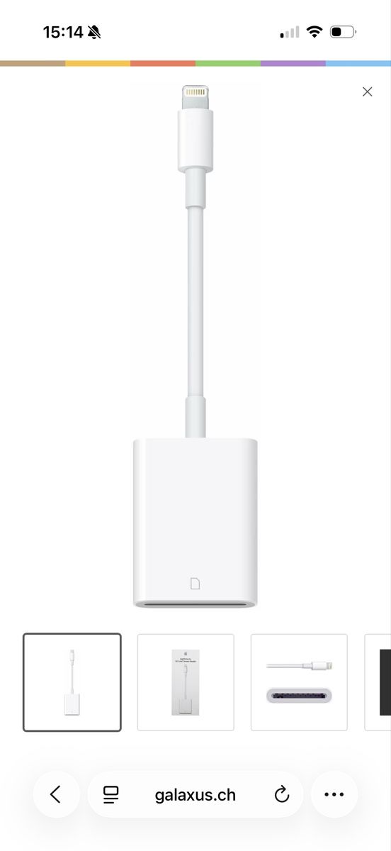 Apple Unità & Adattatore: Apple Lightning auf SD Kartenlesegerät – Usato da Forch venduto da Strawberry_JvN