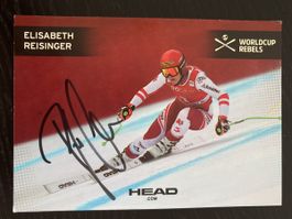 Elisabeth Reisinger Autogrammkarte signiert Ski Alpin HEAD