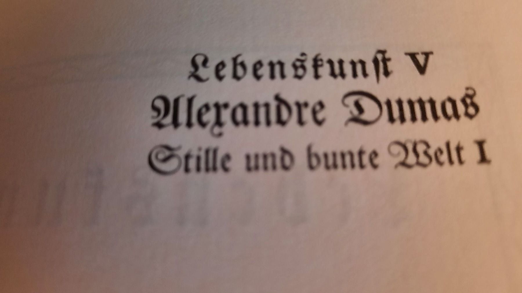 Bücher: STILLE UND BUNTE WELT, ALEXANDER  DUMAS – Gebraucht aus zürich von gabab 4