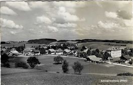 Schwarzenburg BE Flugaufnahme Nr.1855 , 1944