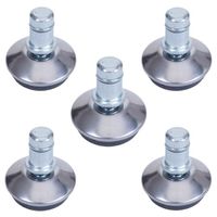 5er-Set Bodengleiter statt Rollen Ø 11mm - silber, NEU OVP