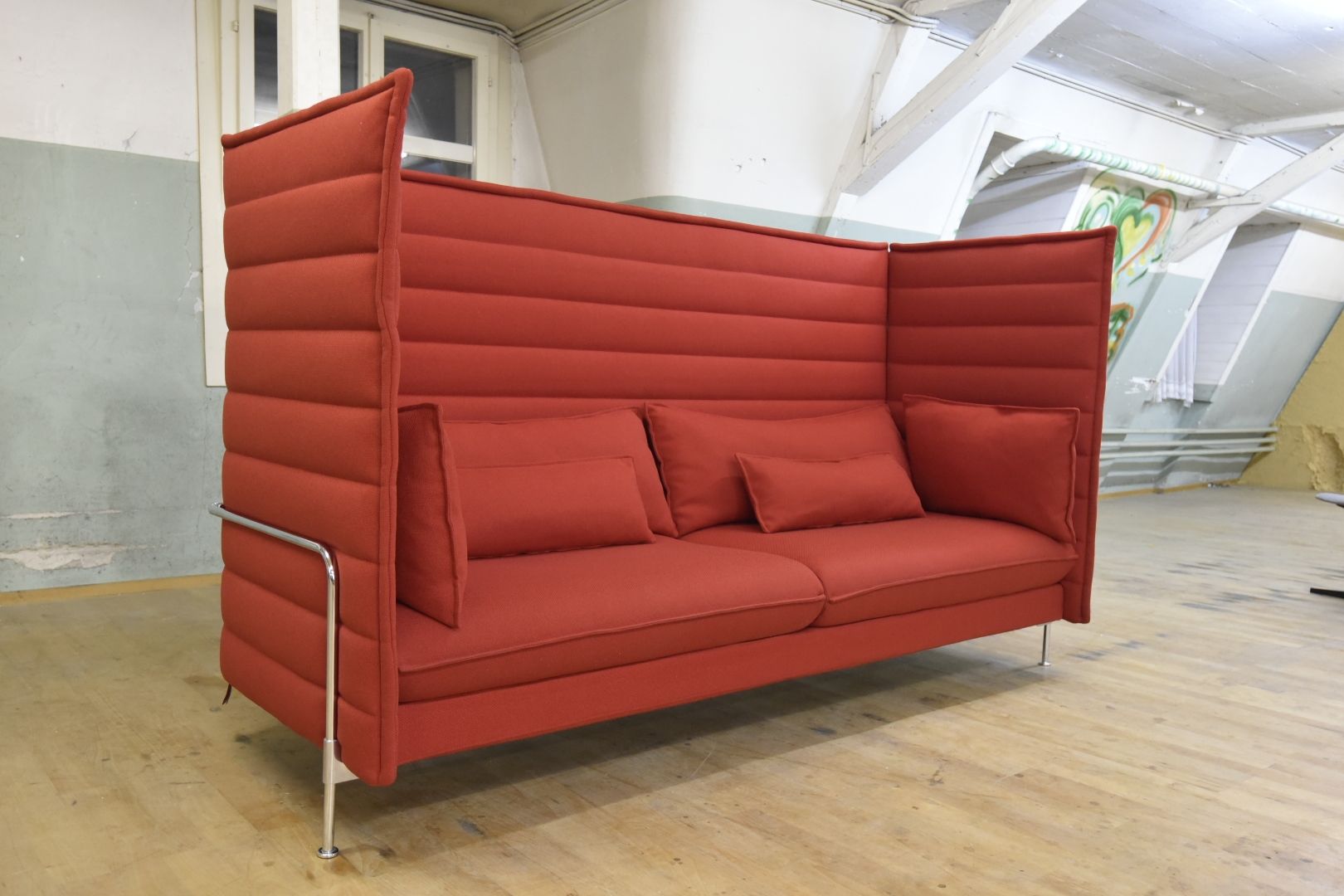 Vitra Sofas: Vitra Alcove Highback Lounge 3-Sitzer Sofa – Gebraucht aus Lichtensteig von Usedinstorecom