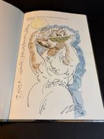 8 Bücher mit 6 Original-Zeichnungen von Hans Erni