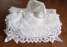 fourre  neuve pour boîte Kleenex romantique, coton