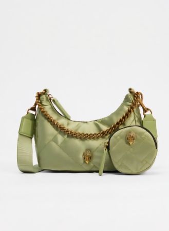 KURT GEIGER UMHÄNGETASCHE KHAKI, NEU!!