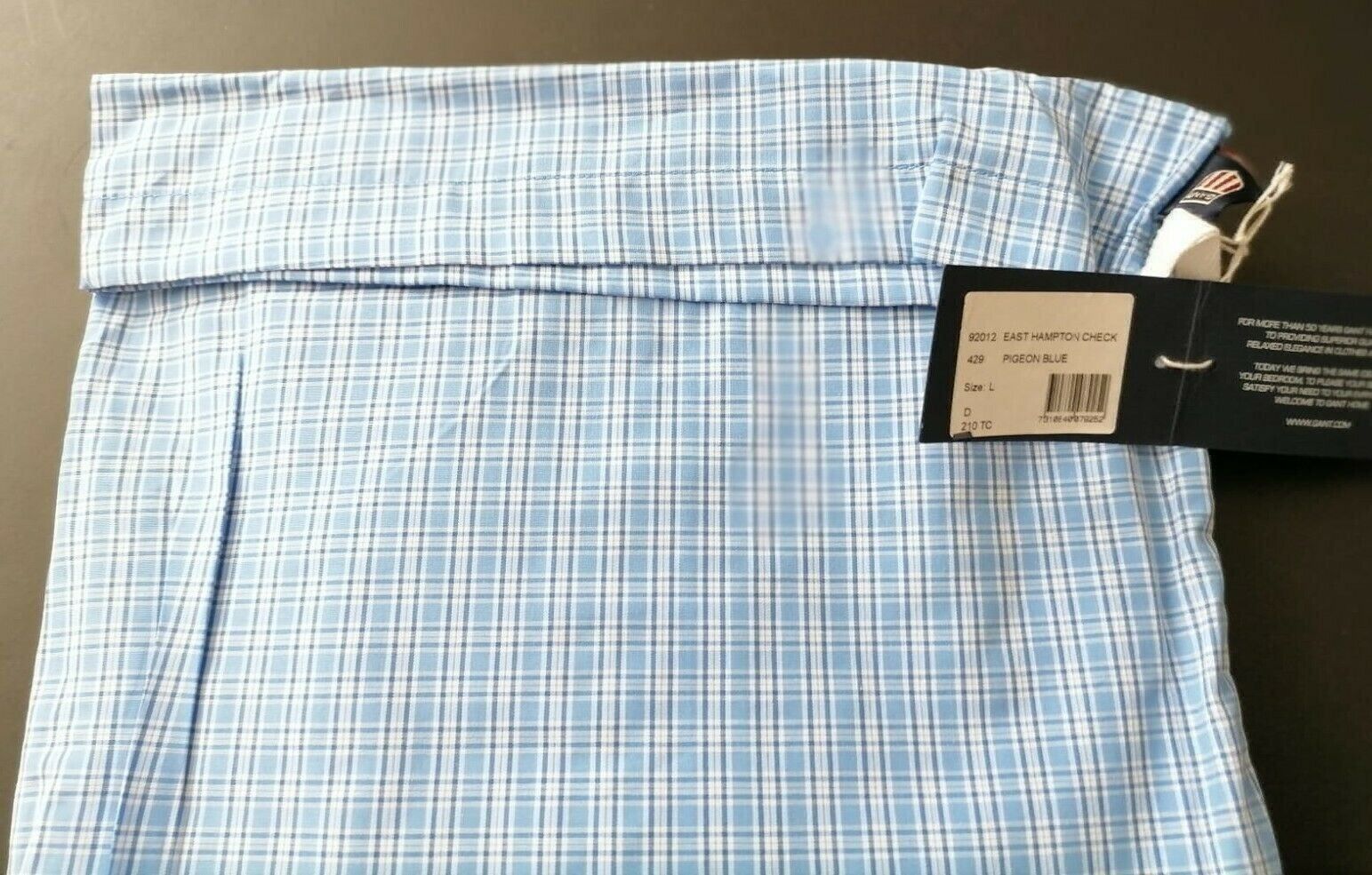 Pyjamas: Gant Home Hampton Check Pigeon Pyjama XL – Neu und originalverpackt aus Münchenstein von baselina 2