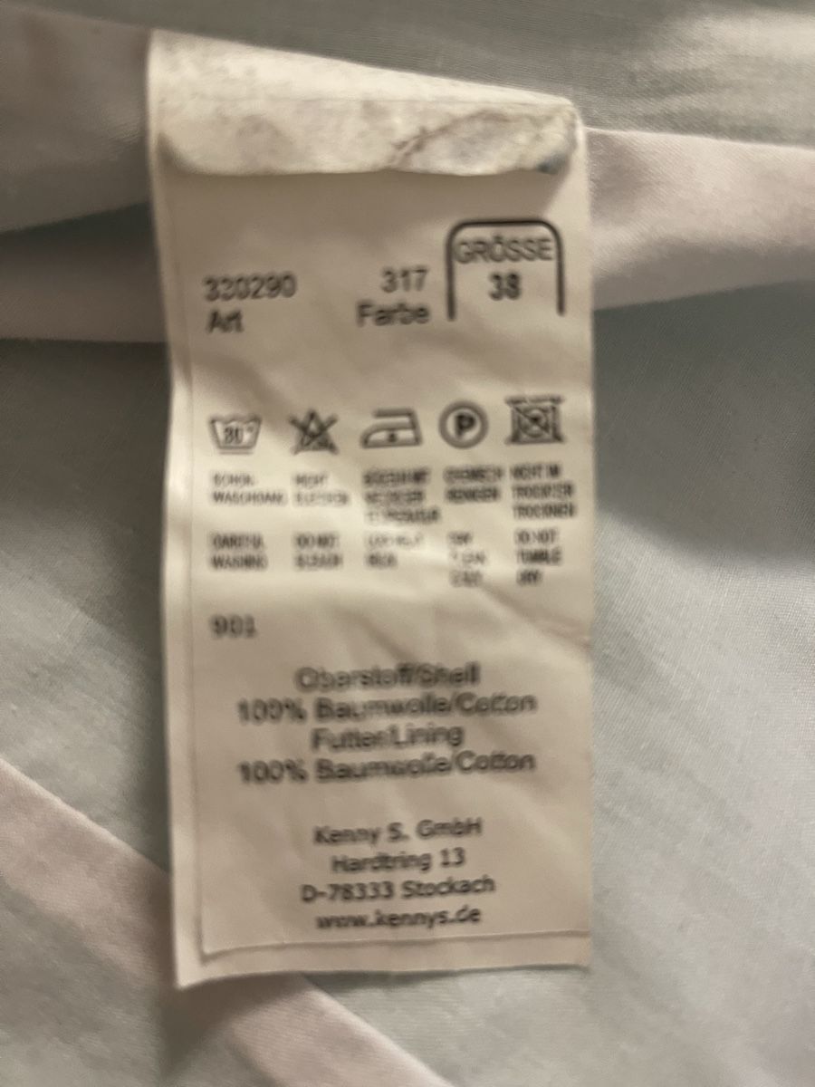 Giacche: Kenny S. Mint Green Jacket Size 38 Cotton Blend Spring! – Nuovo (secondo la descrizione) da Winterthur venduto da shp_xcc5 5