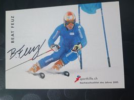 Beat Feuz - handsignierte alte Autogrammkarte - B-Kader