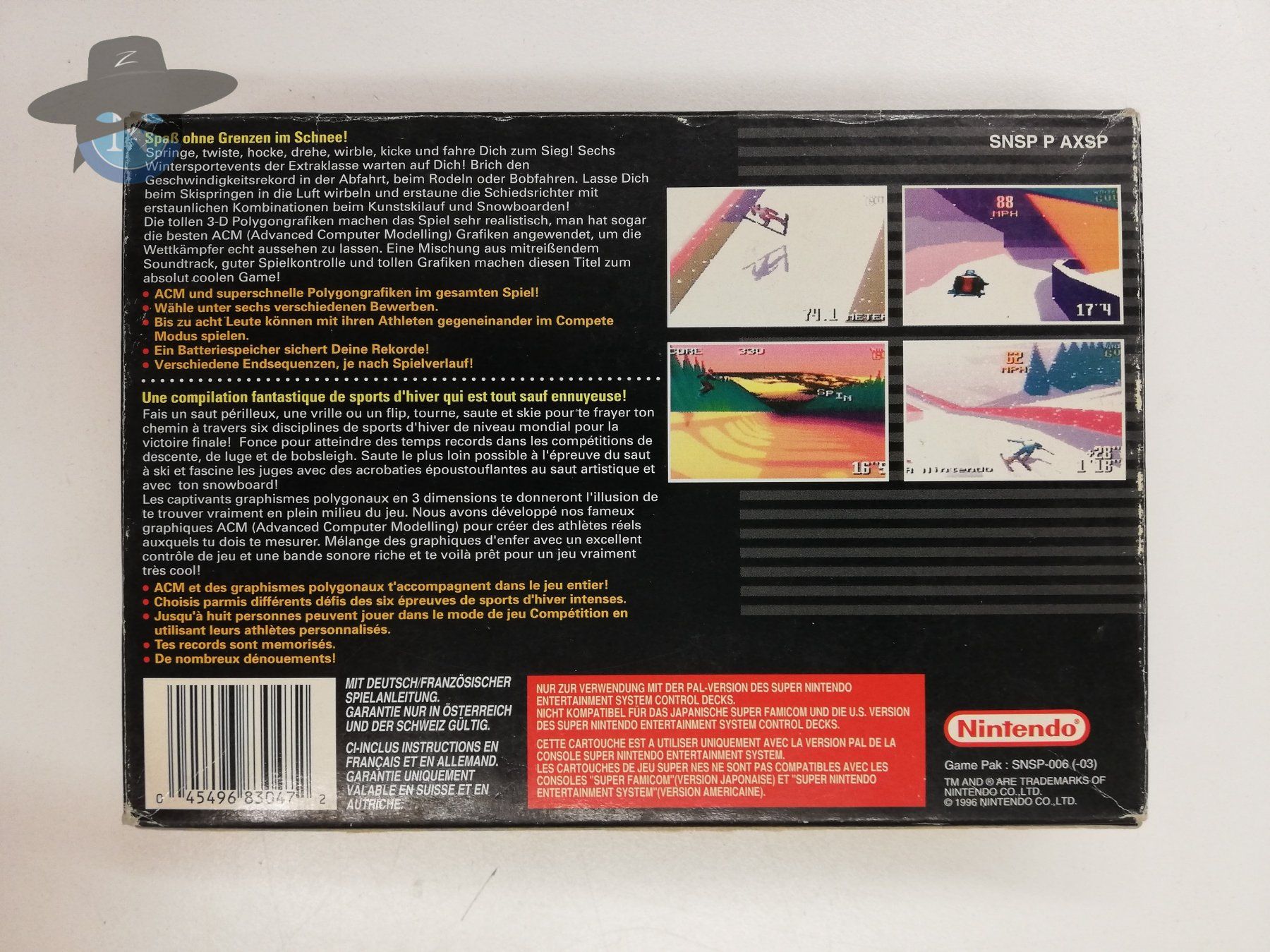 Nintendo Giochi: Winter Gold / Super Nintendo SNES – Usato da St. Gallen venduto da zorro_dc 1