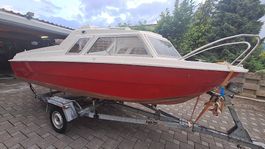 Motorboot für 5 Personen mit 8 PS Hondamotor
