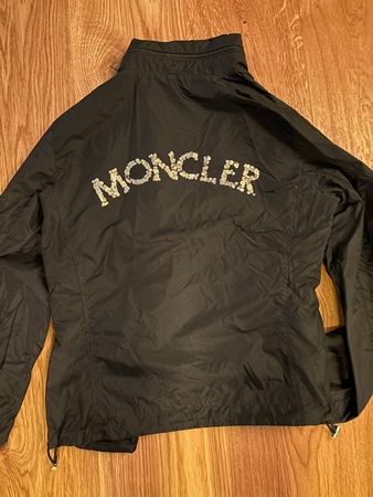 Original Moncler Regenjacke dunkelblau Gr. 1 (XS/S)