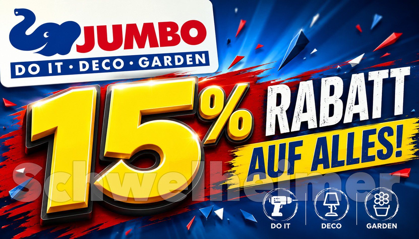 Buoni: 15% Jumbo Rabatt Gutschein – Nuovo e nell'imballaggio originale da Allschwil venduto da Schwelheimer