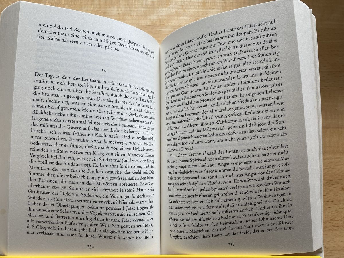 Libri: Radetzkymarsch - Joseph Roth – Usato da Schwarzenburg venduto da Michellu 6