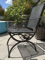 Eisen-Gartenstühle