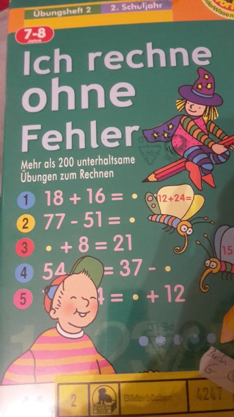 Fumetti: 2 Ūbingshefte ich rechne ohne Fehler – Nuovo e nell'imballaggio originale da Schwarzenburg venduto da Flamingo07 1