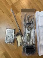 Kamingarnitur 5-teilig mit Ständer Messing