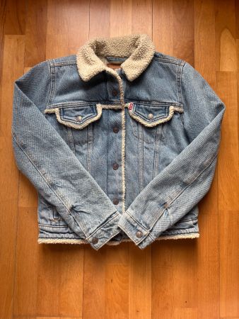 Levi's Jeansjacke mit Fell