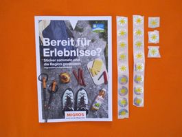 MIGROS AARE SAMMELPASS, 20 LOSE MARKEN+1 LEERE KARTE