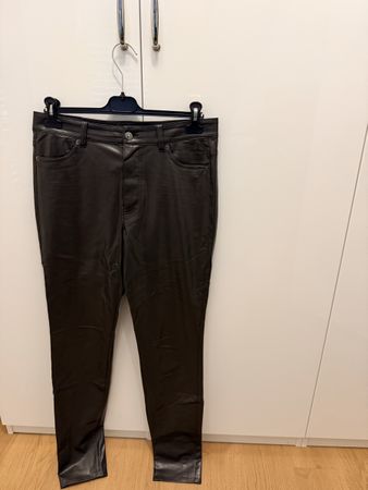 Marc Cain Hose Lederoptik braun guter Zustand