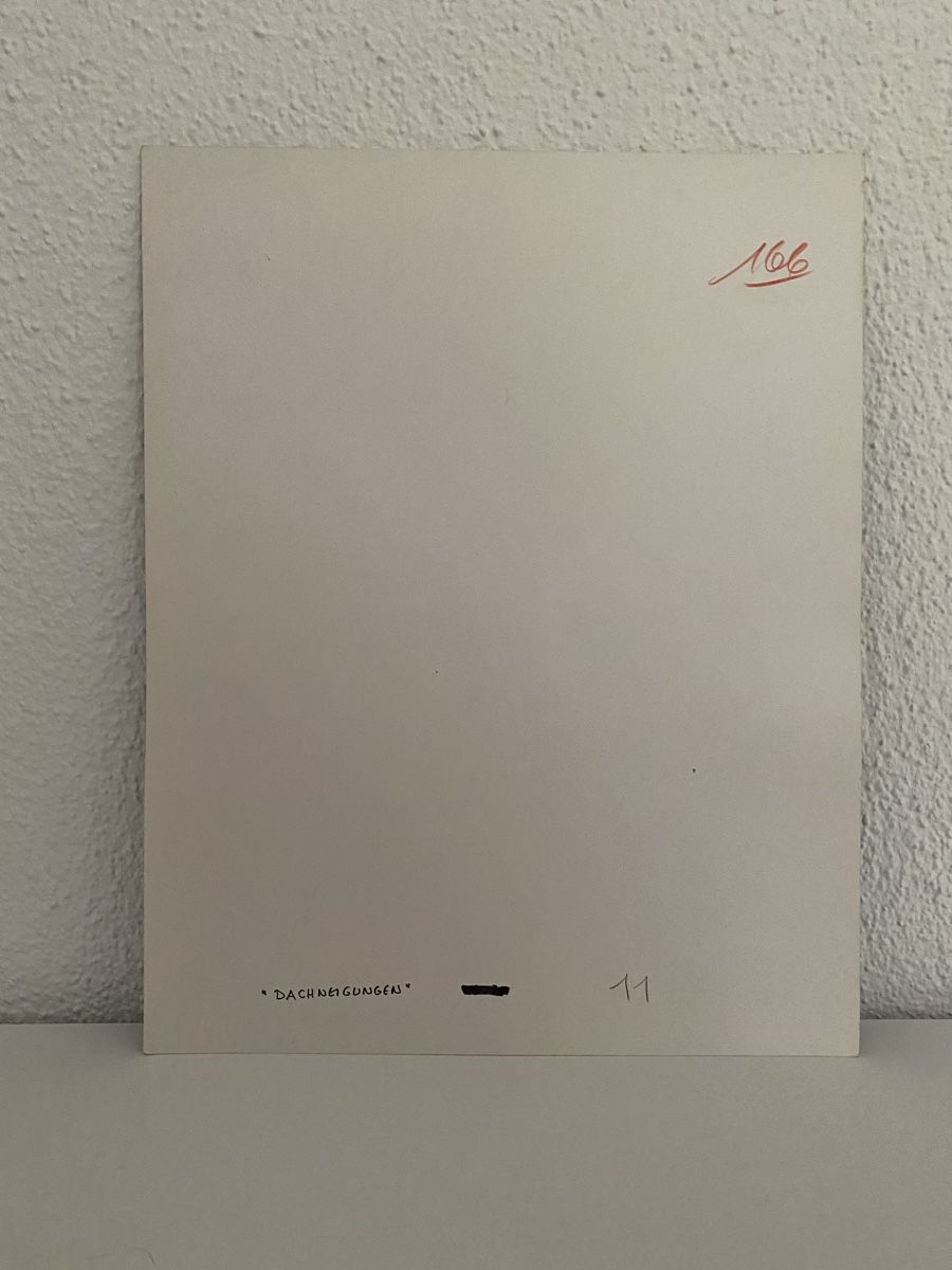 Poster & Bilder: Foto"Dachneigungen",  schwarz/weiss, Nostalgie, Scheune – Gebraucht aus Winterthur von san_9m2f 1