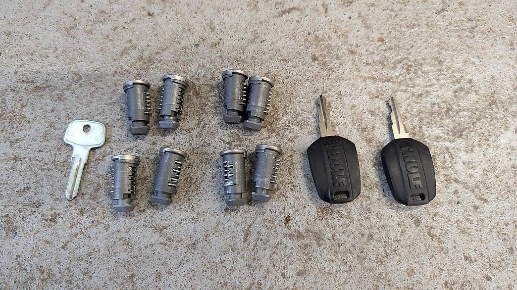 Portapacchi: Thule One-Key System 8-pack – Usato da Rüdlingen venduto da Bjernas_Tresno