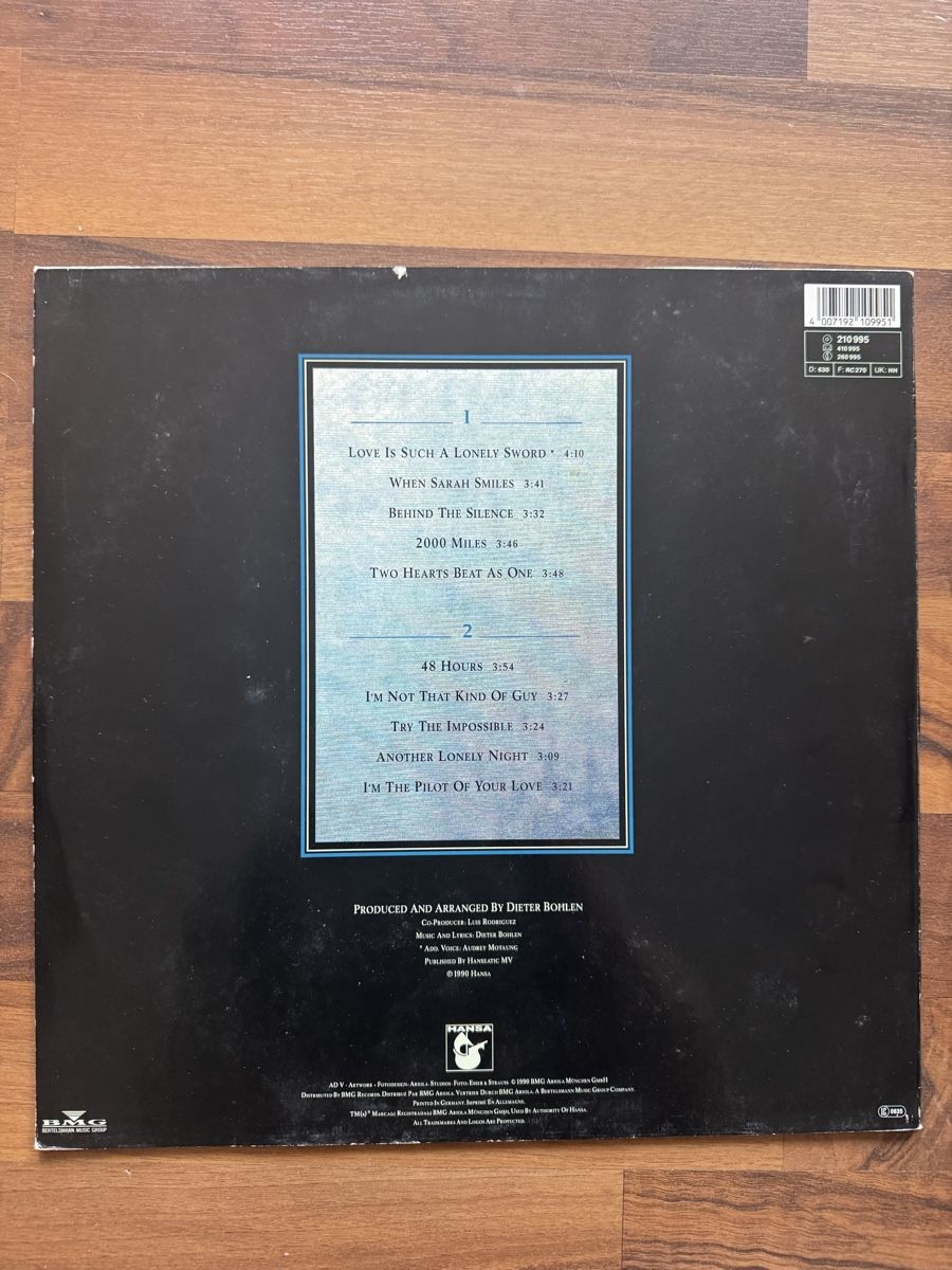 Schallplatten: Blue System - Obsession - LP - 90s – Gebraucht aus Rorbas von BlackstarRecords 1