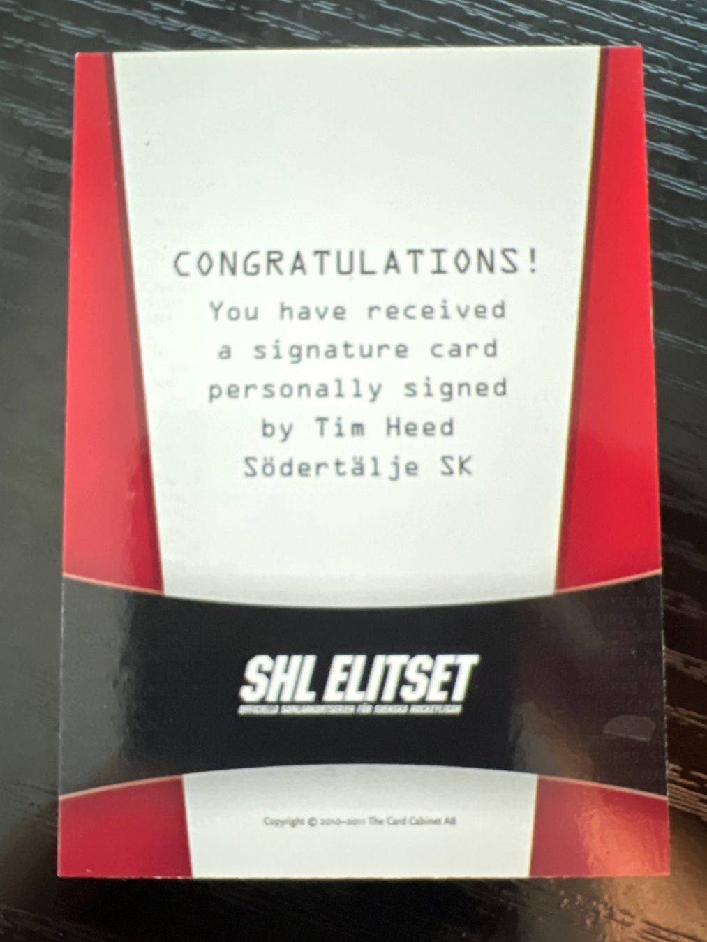 Sammelbilder & Trading cards: Tim Heed Original Unterschrift Autogramm HC Ambri Piotta HCL – Gebraucht aus Heimberg von Buck89 1