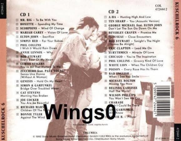 CDs: Kuschelrock 6  - 2 CD Box Set   (1992) – D'occasion à Horn par Wings0 1