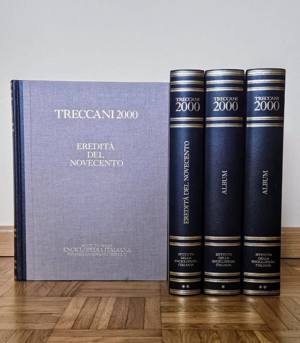 Libri: TRECCANI 2000, Eredità del Novecento, 2+2 volumi – Usato da Lugano venduto da Numisartes 1