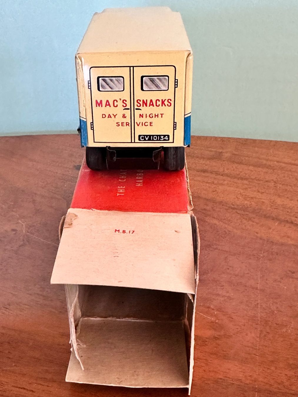 Giocattoli: Chad Valley Buffet Car "Mac's Snacks" Made in England 1950's – Usato da Seuzach venduto da Jage 3
