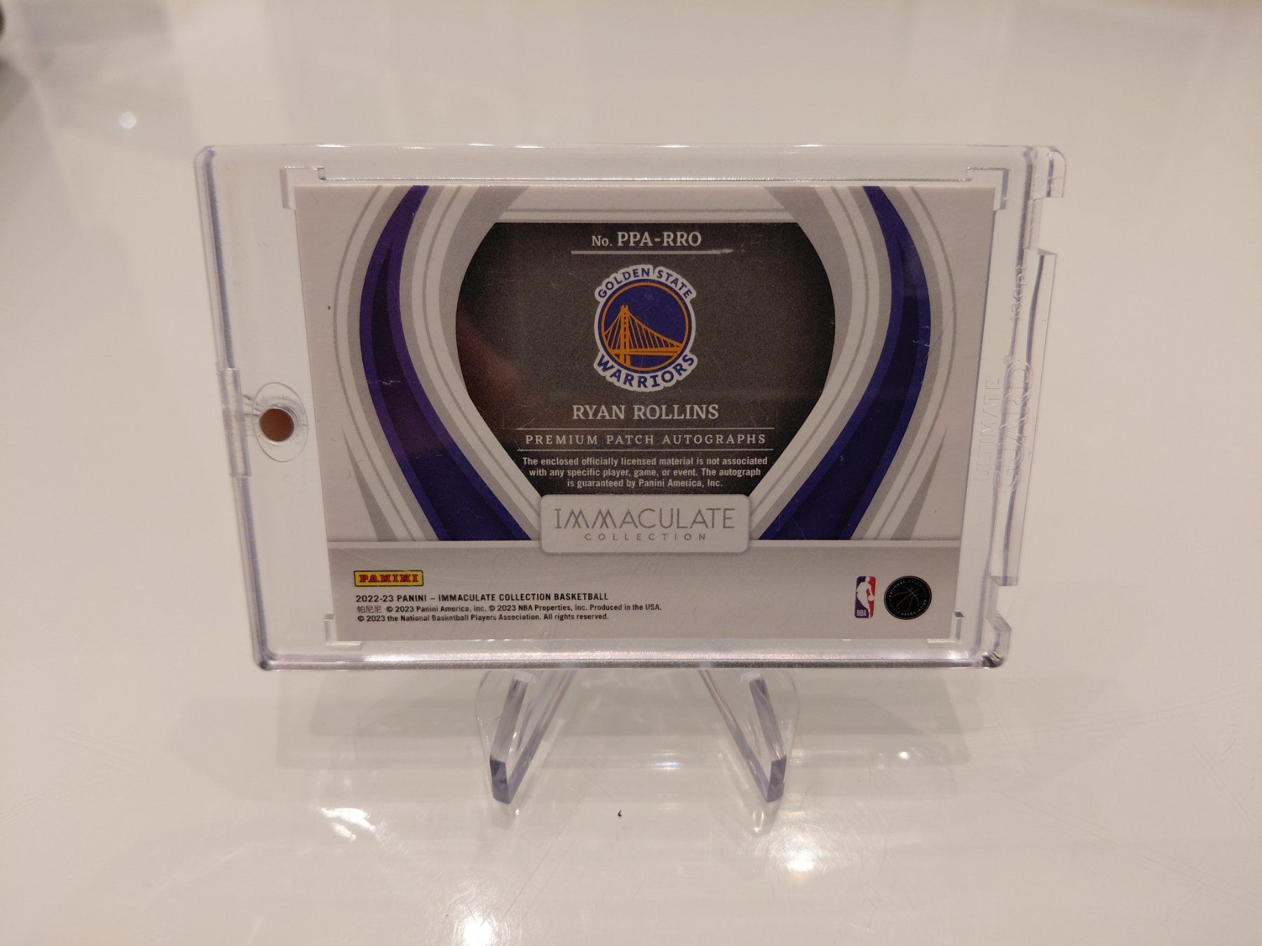 Nba Carte collezionabili: Ryan Rollins, Immaculate, /50 Rookie (NBA) – Usato da Uezwil venduto da -Retrogames- 1