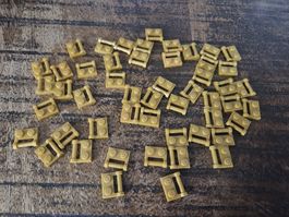 lego 48336 lot de 50 pièces Pearl Gold Plate,