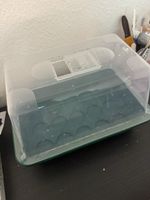 Zimmergewächshaus / Anzuchtbox mit Belüftung + Dünger