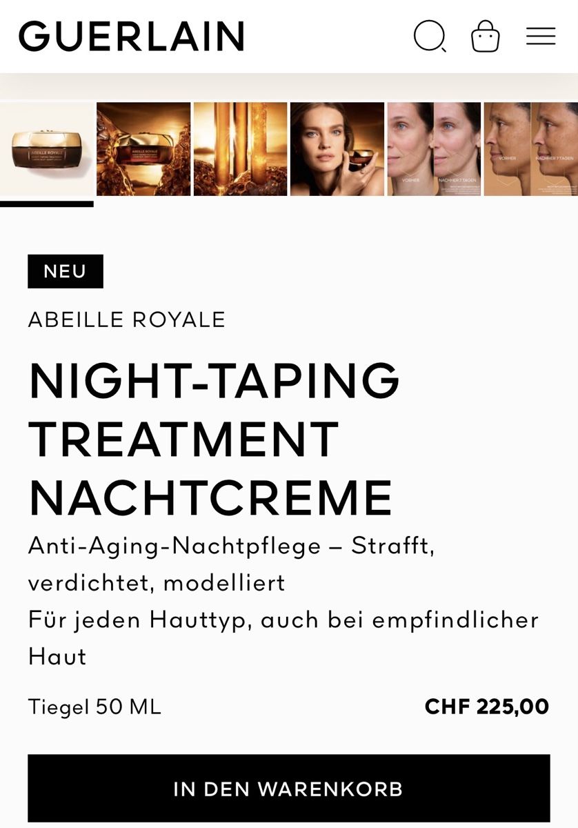 Guerlain Cura del viso: Guerlain abeille royale 50ml – Nuovo e nell'imballaggio originale da Lausanne venduto da ane_5hjd 2