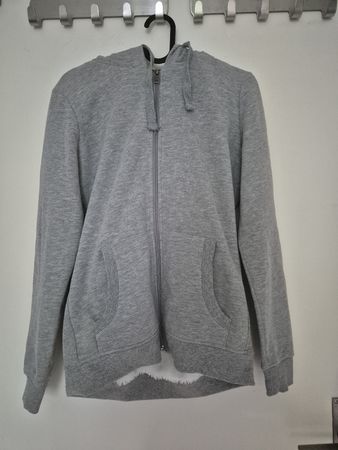Jacke grau gefüttert