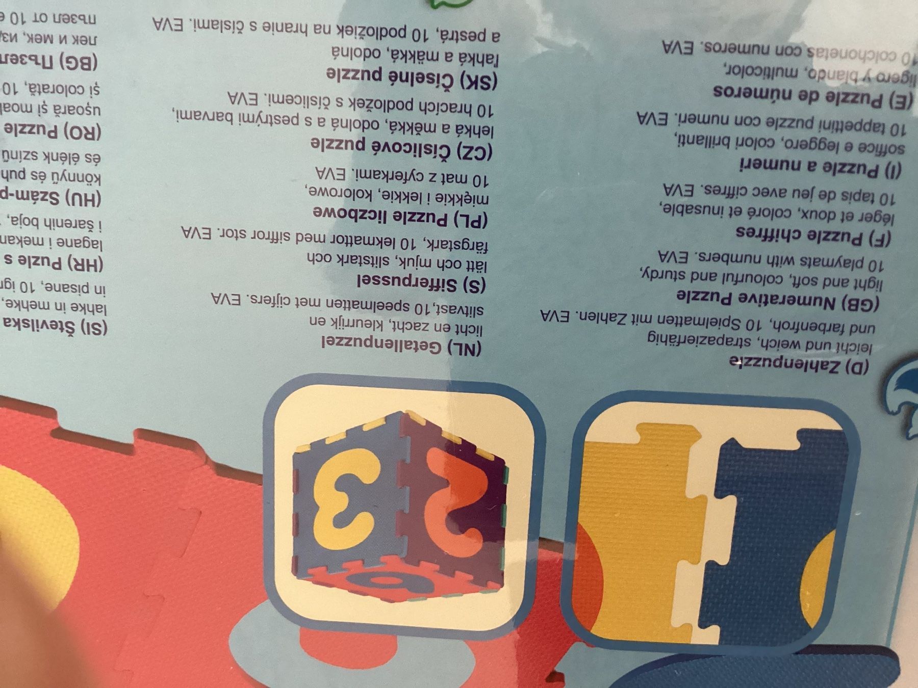 Tappeto da gioco: Spielmatte Zahhlenpuzzle neu – Nuovo (secondo la descrizione) da Flüelen venduto da ne08 2