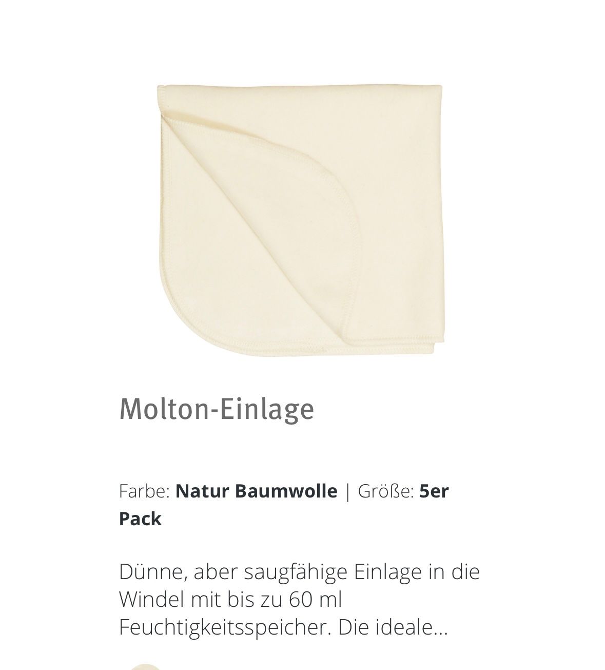Secchi per pannolini & Pannolini: Strickwindeln + Molton Einlagen Bio Baumwolle – Usato da Niedergösgen venduto da mic_vx5y 1