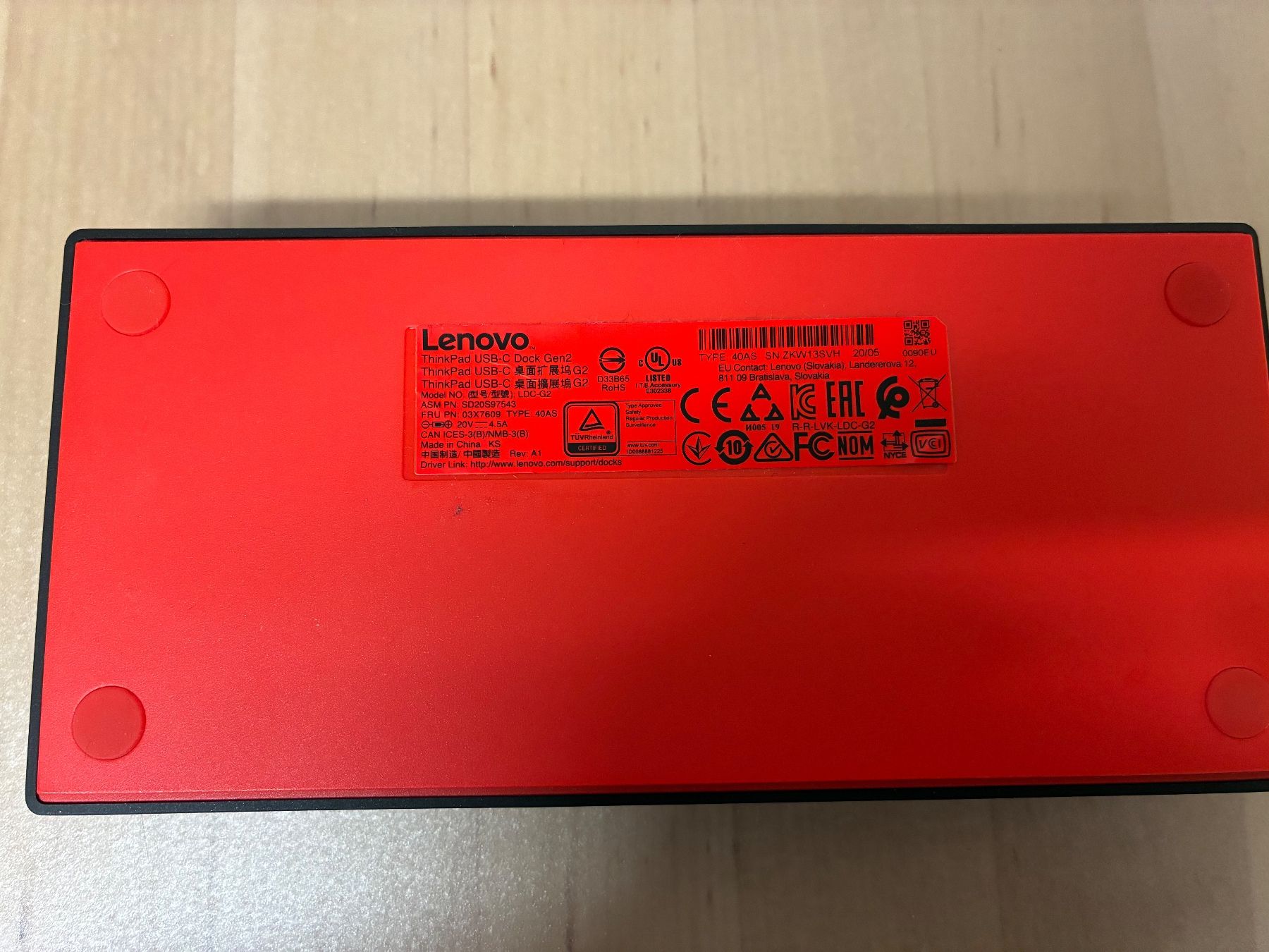 Lenovo Docking station: Lenovo ThinkPad USB-C Dock Gen2 – Usato da Zürich venduto da van_5xbk 4