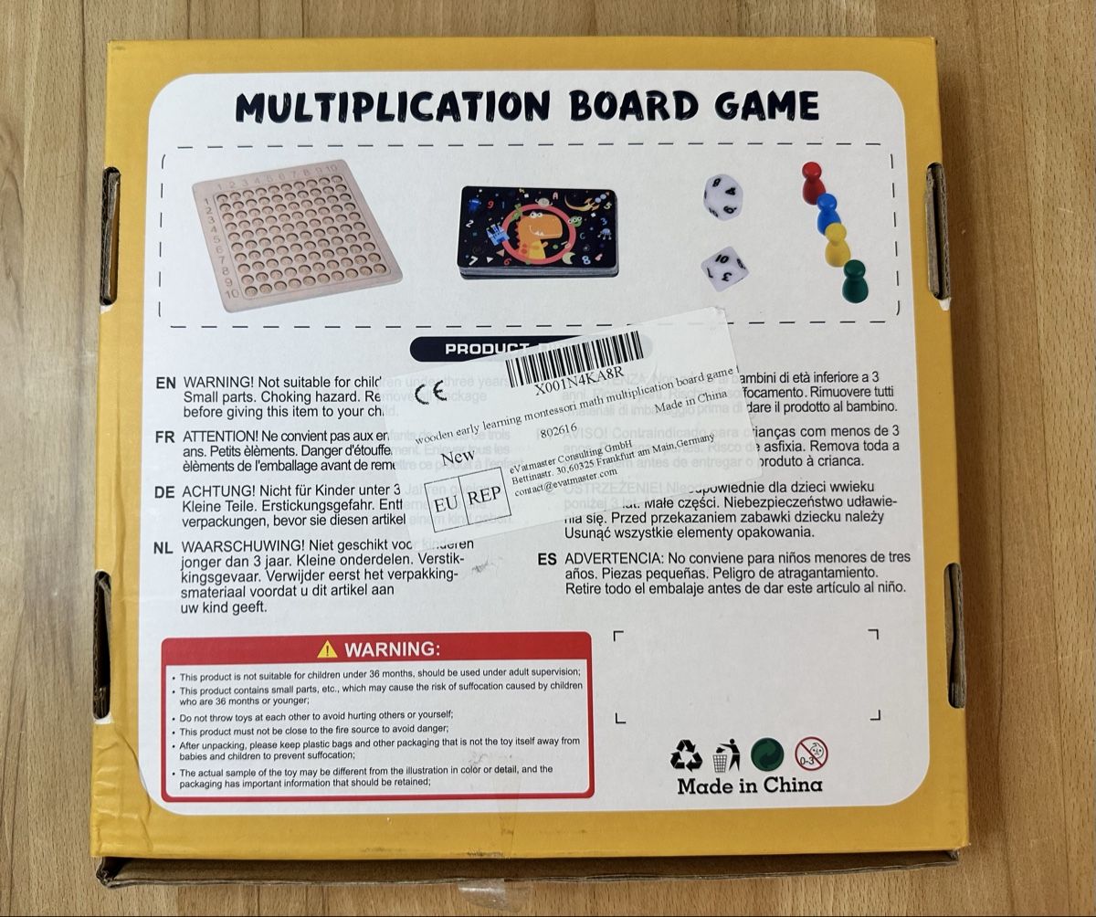 Spiele: Multiplizieren Spiel – Gebraucht aus Watt von mosi72 1