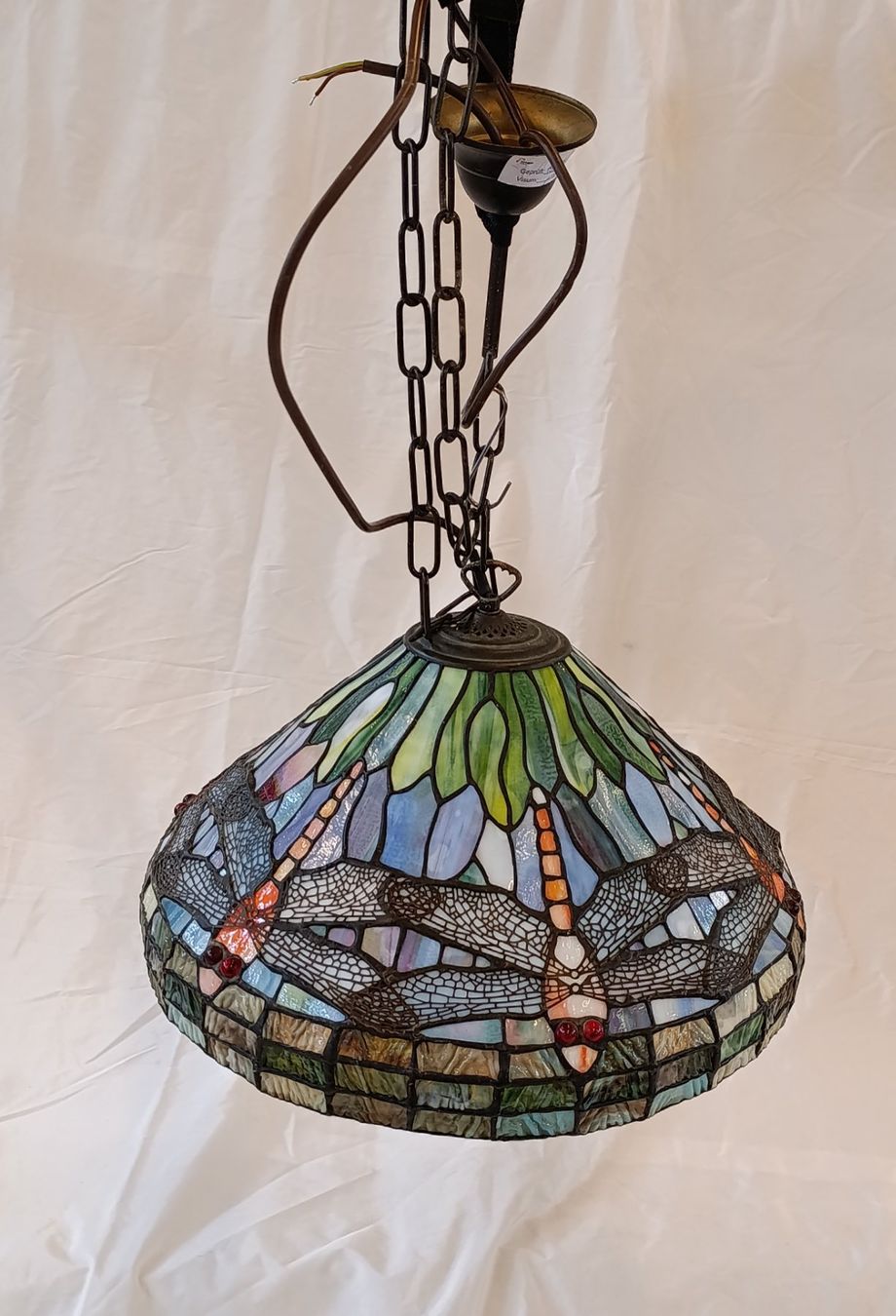 Lampadari & plafoniere: Vintage Tiffany Style Lampe mit Libellenmuster – Usato da Herisau venduto da Tosam_WinWin